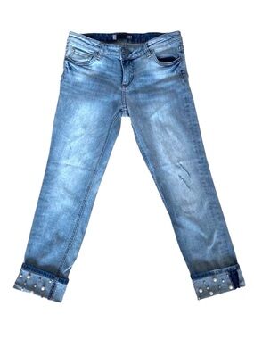 Kut from the Kloth pedal pusher pants Catherine boyfriend style low rise size 6